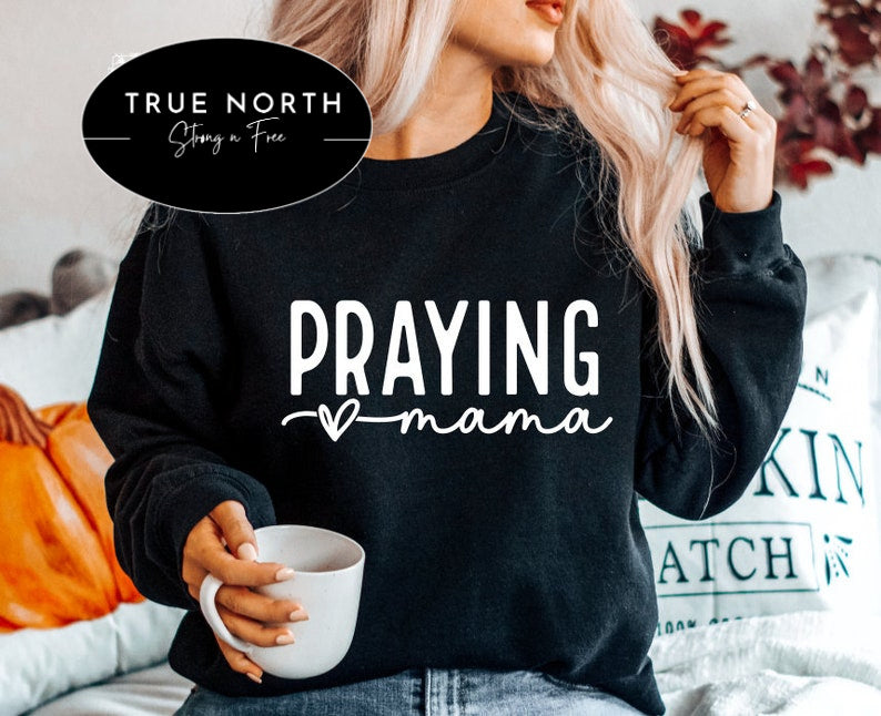 DTF Transfer Christian Praying Mama