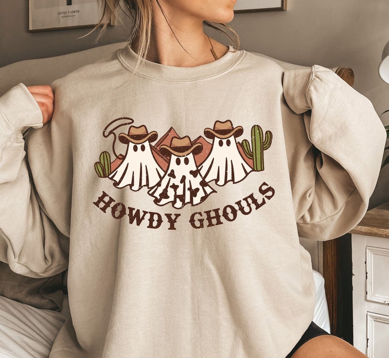 DTF Transfer Fall Theme Howdy Ghouls Halloween