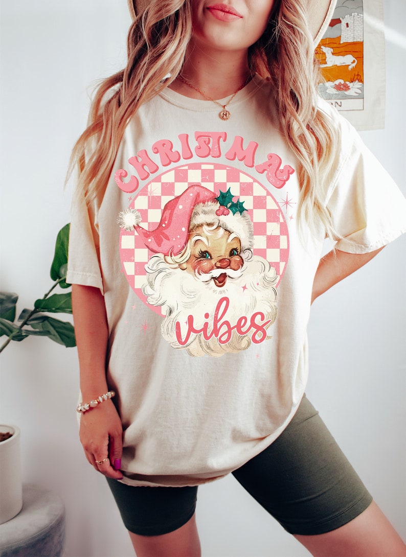 DTF Transfer Christmas Vibes Vintage