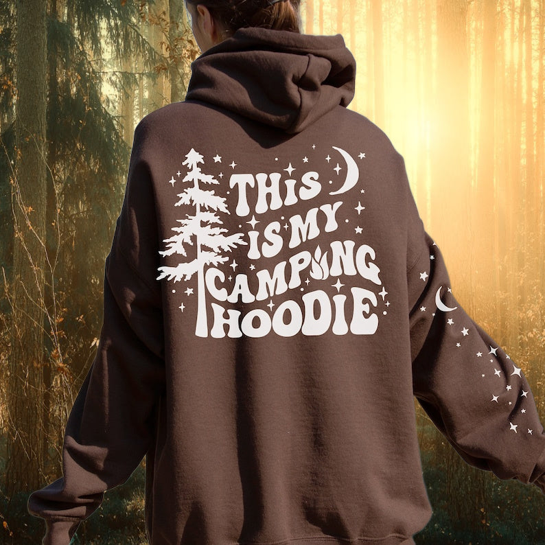 DTF Transfer Summer Camping Hoodie Sleeve Print Offered