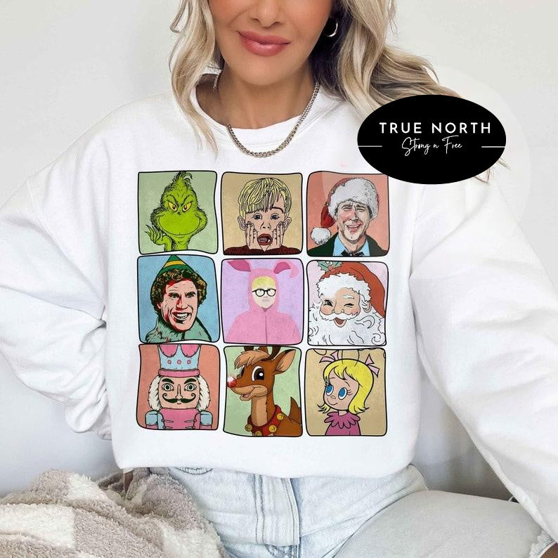 DTF Transfer Christmas Grinch Family of 7