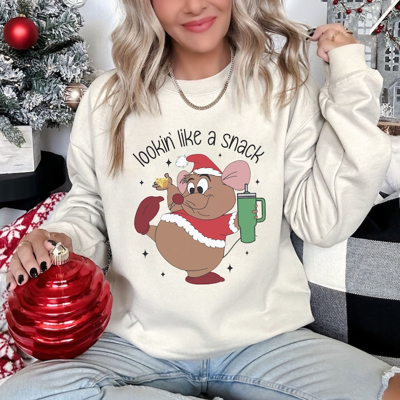 DTF Transfer Funny Holiday Snack Design