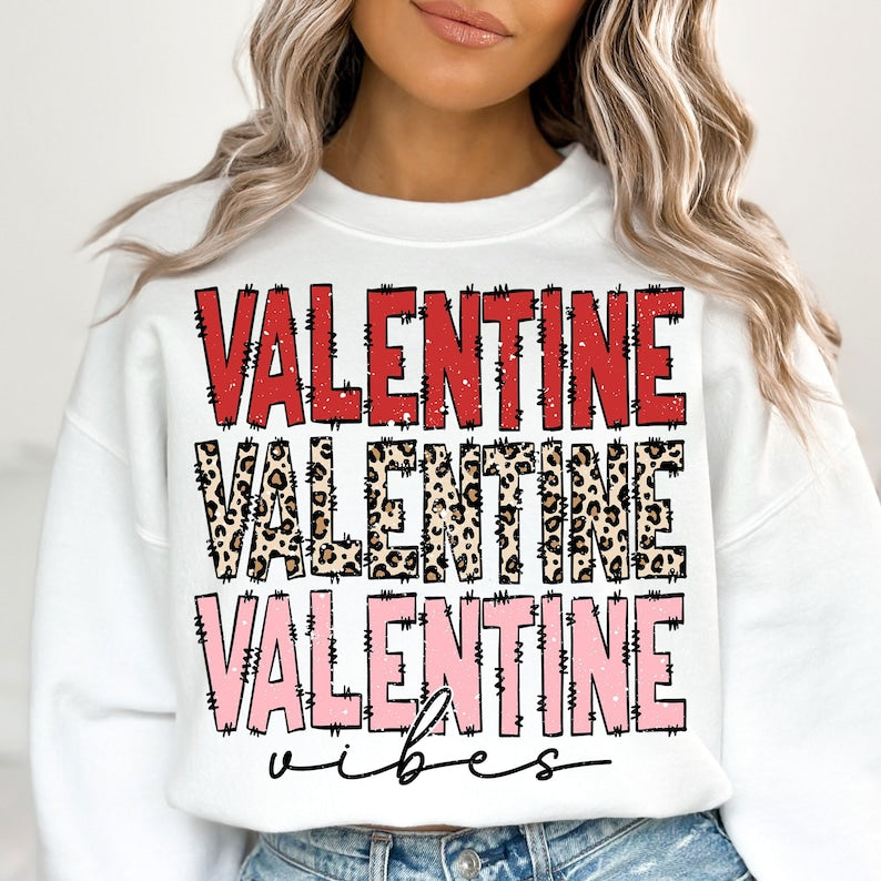 DTF Transfer Valentine Vibes