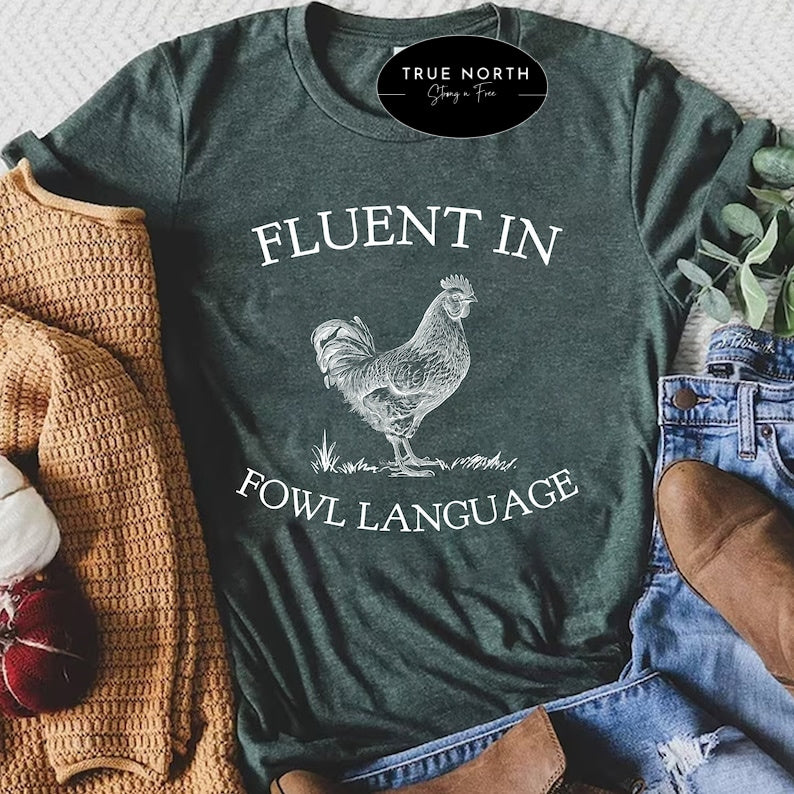 DTF Transfer Country I speak ? Fluent Fowl Language