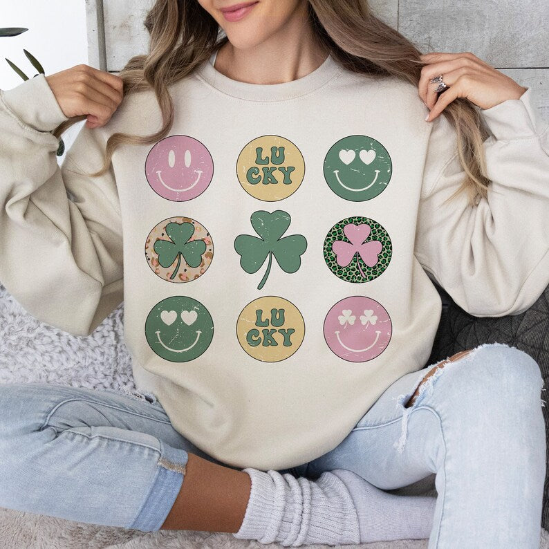 DTF Transfer St Patrick's Day Hearts