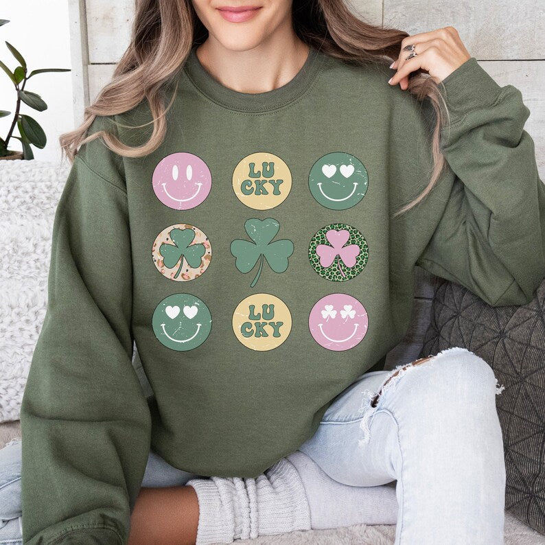 DTF Transfer St Patrick's Day Hearts