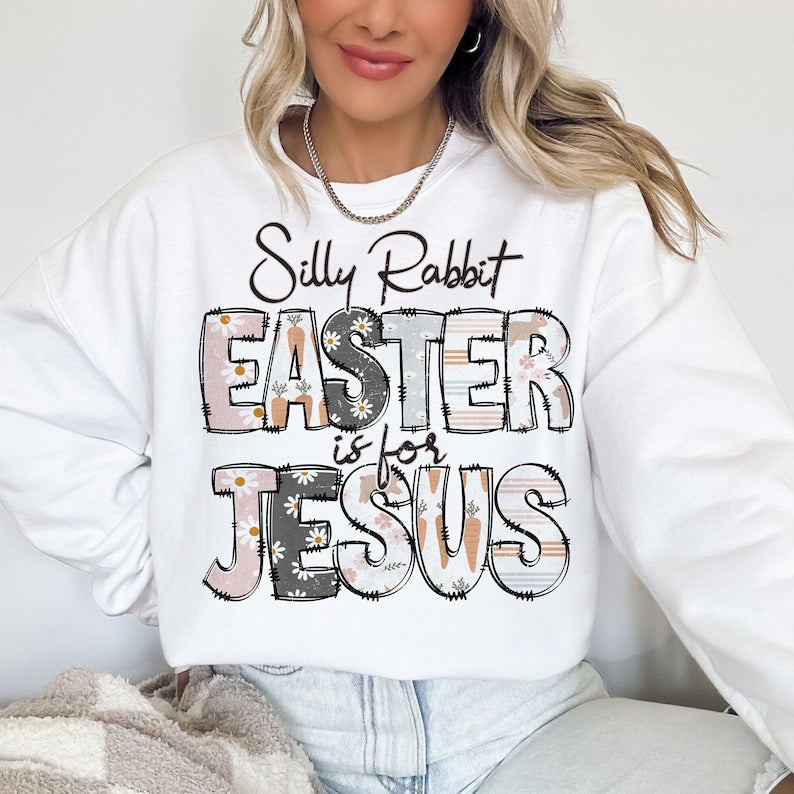DTF Transfer Christian Silly Rabbit Easter Is Or Jesus