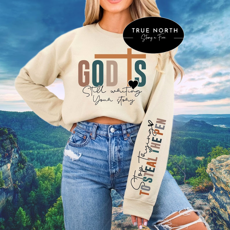 DTF Transfer Christian God Is Still Writing Your Story