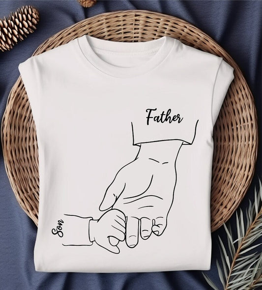Father Son Matching Transfer T-Shirt or Sweatshirt - Perfect for Quality Time Together