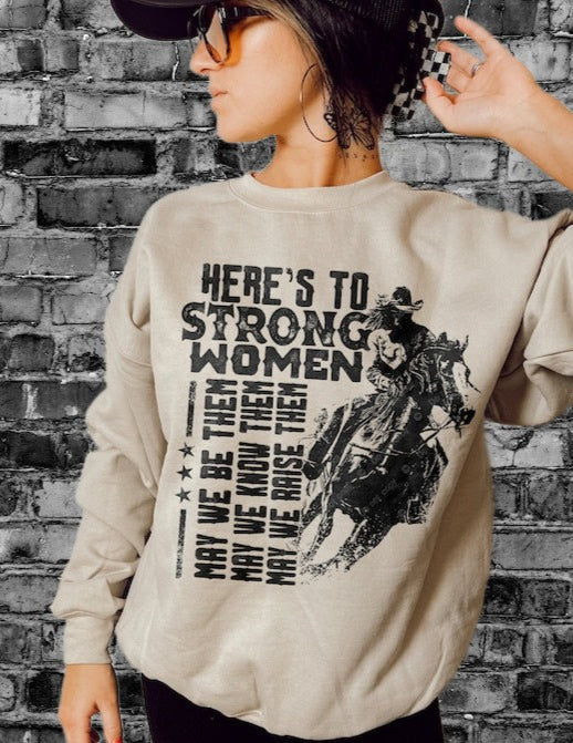 DTF Transfer Here Is To Strong Women 3 Colors