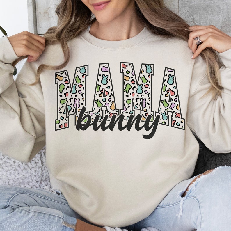 DTF Transfer Easter Mama Bunny