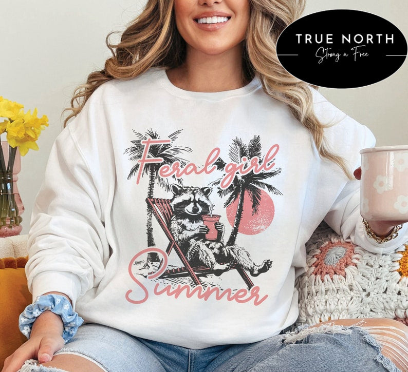 DTF Transfer Summer Feral Girl - Summer Time