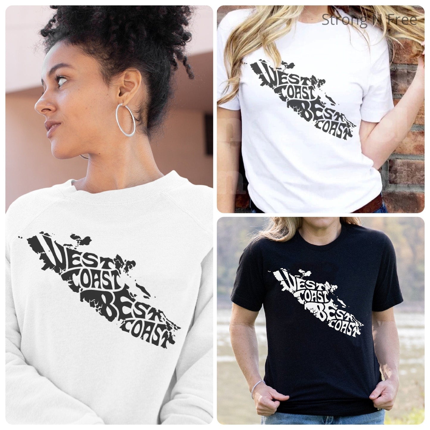 T-Shirt Or Sweatshirt West Coast Vancouver Island