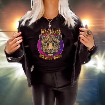 DTF Transfer Vintage Rock Def Leopard