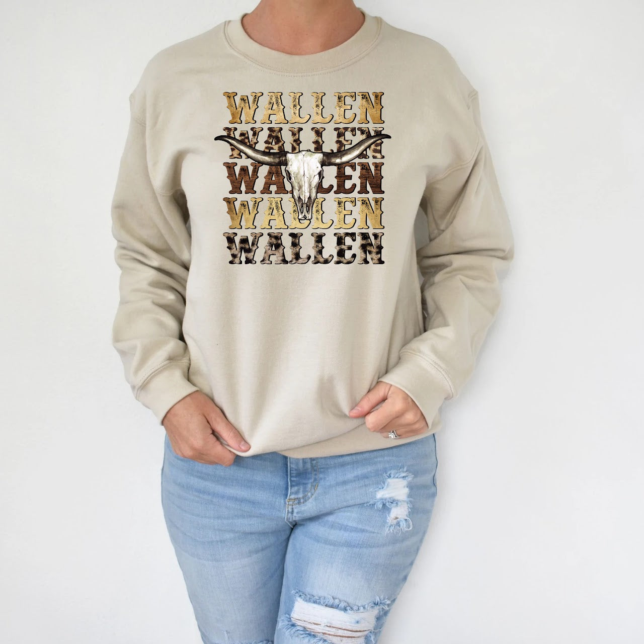 DTF Transfer Country Wallen Cow Design