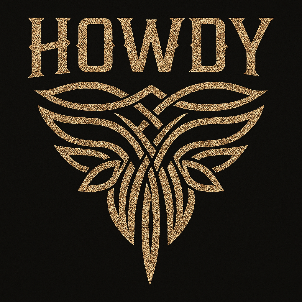 DTF Transfer Howdy Western Tribal Pattern – Bold Country Style Design