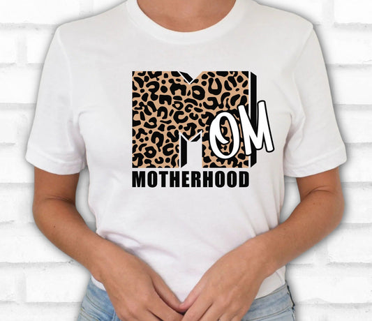 Mom MTV Leopard T-Shirt or Sweatshirt Stylish and Trendy Clothing for Moms .