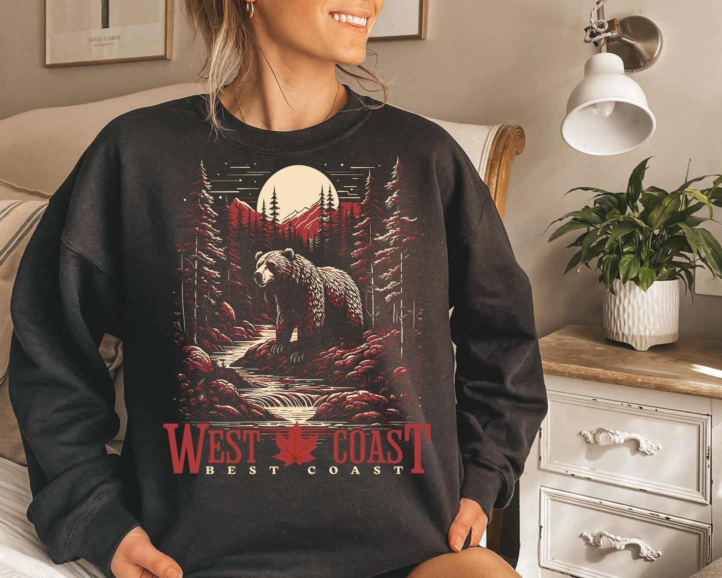 Exclusive Bear-Design Sweatshirts T-Shirts West Coast Best Coast .