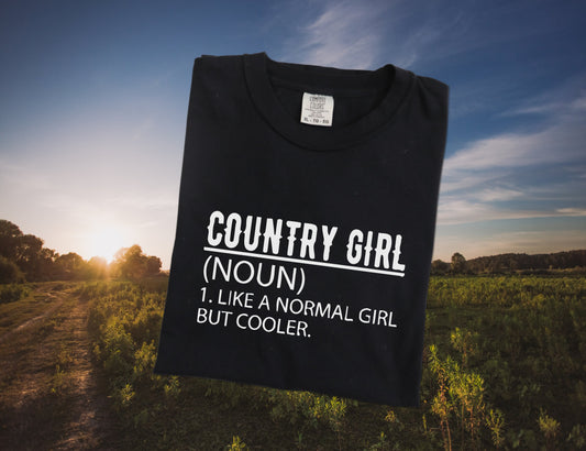 T-Shirt Sweatshirt Country Girl Definition .