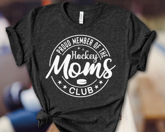T-Shirt Or Sweatshirt  Hockey Mom .