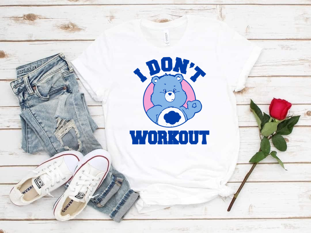 Vintage T-ShirtSweatshirt I Dont Workout - Comfortable Stylish .