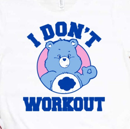 Vintage T-ShirtSweatshirt I Dont Workout - Comfortable Stylish .