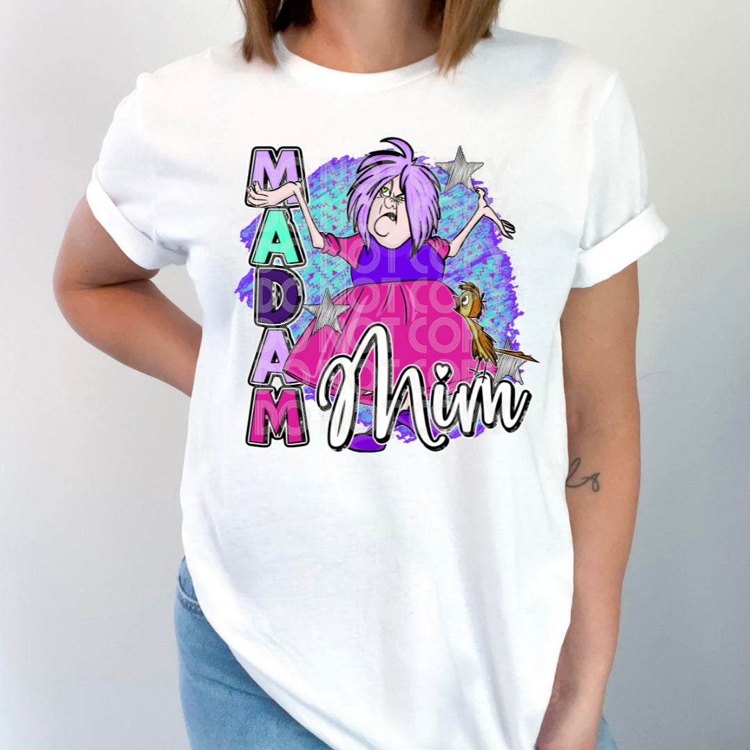Sweatshirt or T-Shirt Vintage Madam Mim w/ Sleeve Print offered .