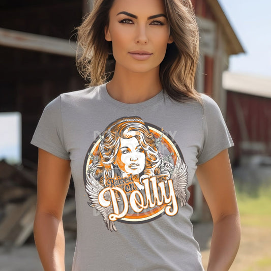 Rustic Country Raised On Dolly T-Shirt Sweatshirt - Perfect for Farm Life Lovers .