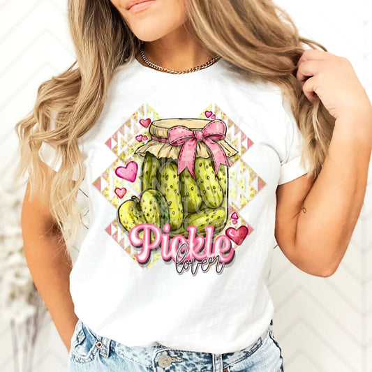Valentines Pickle Lover T-Shirt and Sweatshirt Set - Unique Gifts for Pickle Fanatics .
