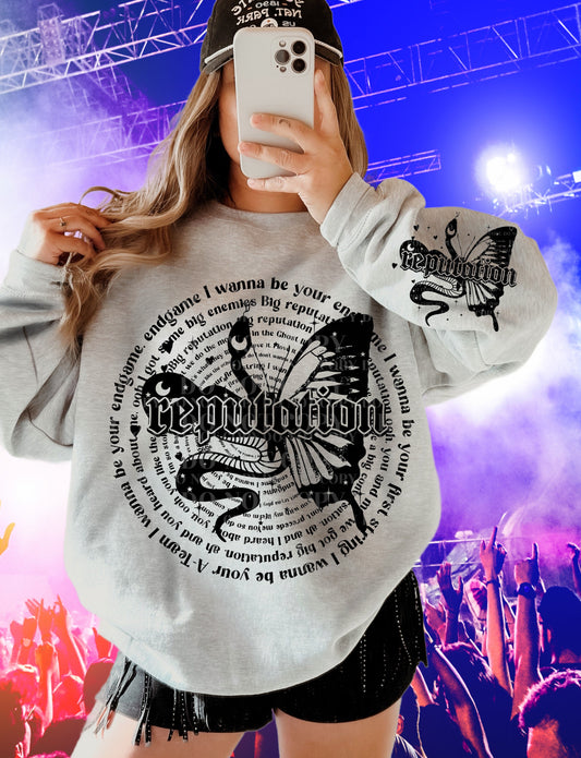 T-Shirt Or Sweatshirt Taylor Swift Eras Tour Sleeve print offered .