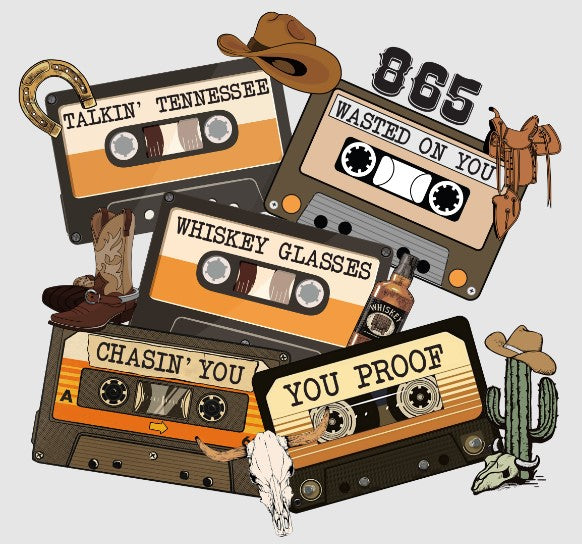 DTF Retro Tapes