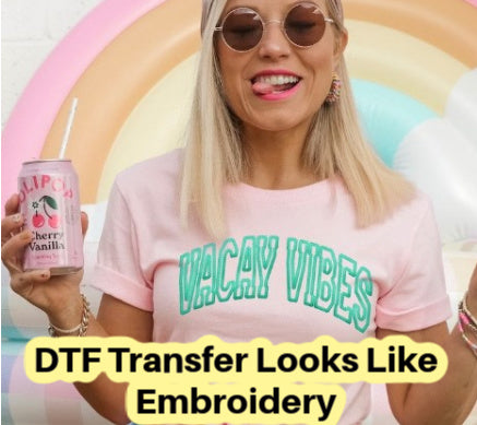 T-Shirts Or Sweatshirt Summer Vacay Vibes style Embroidery look
