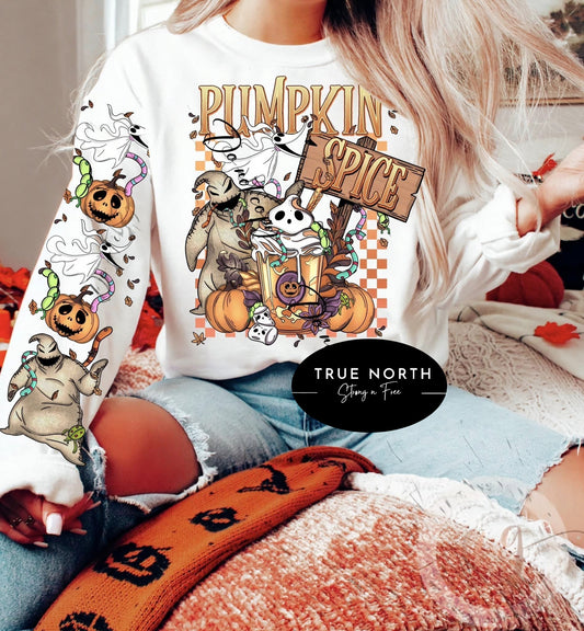 T-Shirt Or Sweatshirt Halloween Pumpkin Spice .