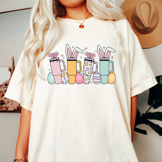 Easter Humor T-Shirt or Sweatshirt Drink in Style with our Fun Cups .