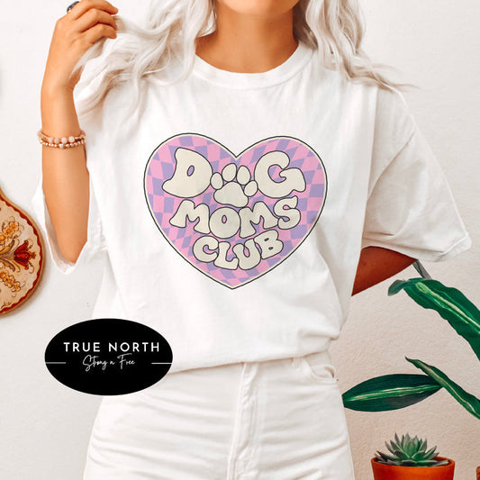 DOG MOMs Club T-ShirtSweatshirt Show Your Love for Your Furry Friend .