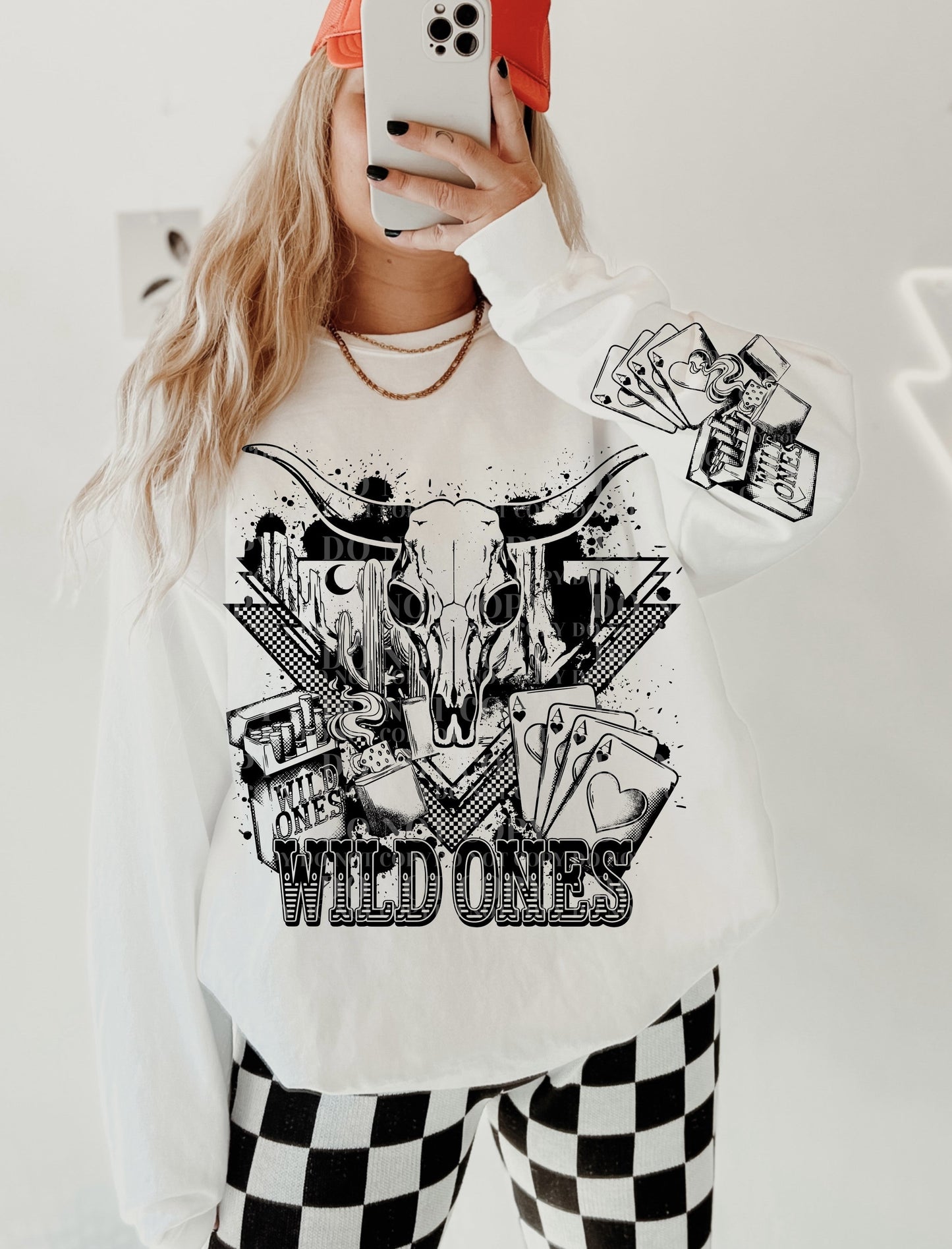 Wild One Country Design T-ShirtSweatshirt .
