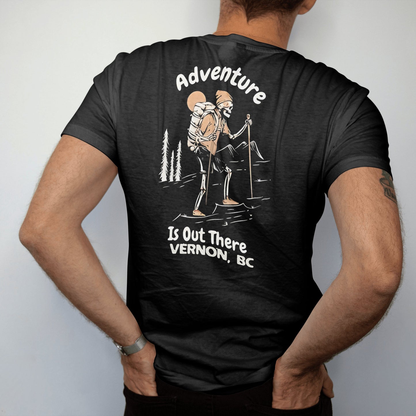 T-Shirt Or Sweatshirt Summer Skulls Mountain Climb - Can Change Bottom .