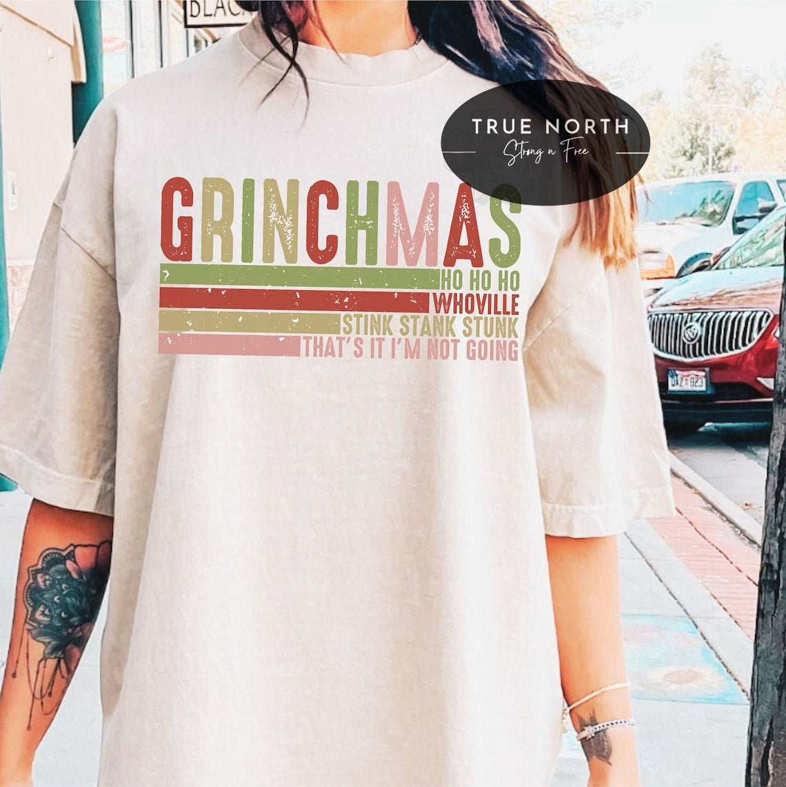 Sweatshirt Or T-Shirt Christmas Grinch Parody #2 Jumbo Print .