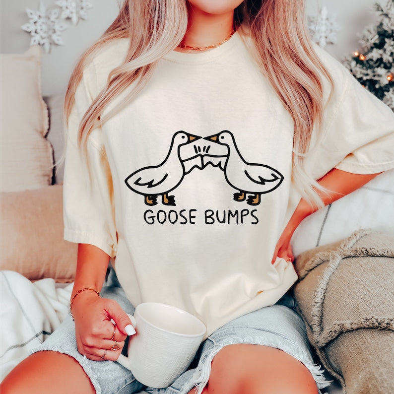 T-Shirt Or Sweatshirt Hoodie Humor Goose Bumps .