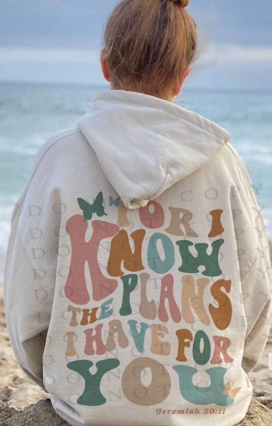 T-Shirt Or Sweatshirt Christian Jeremiah 29:11 .