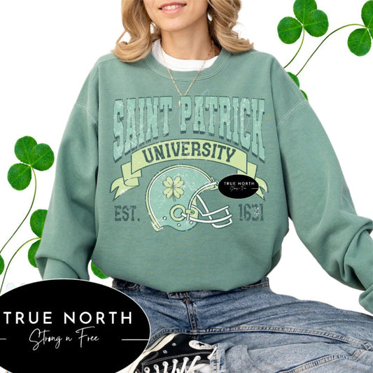 Saint Patrick University T-Shirt or Sweatshirt - Perfect for Fans and Alumni .