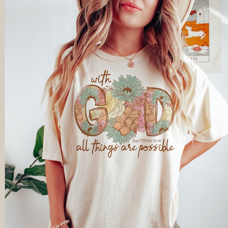 Christian Easter T-Shirts and Sweatshirts Embrace Gods Power and Possibilities .