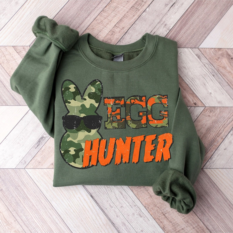 T-Shirt Sweatshirt Easter Egg Hunter .