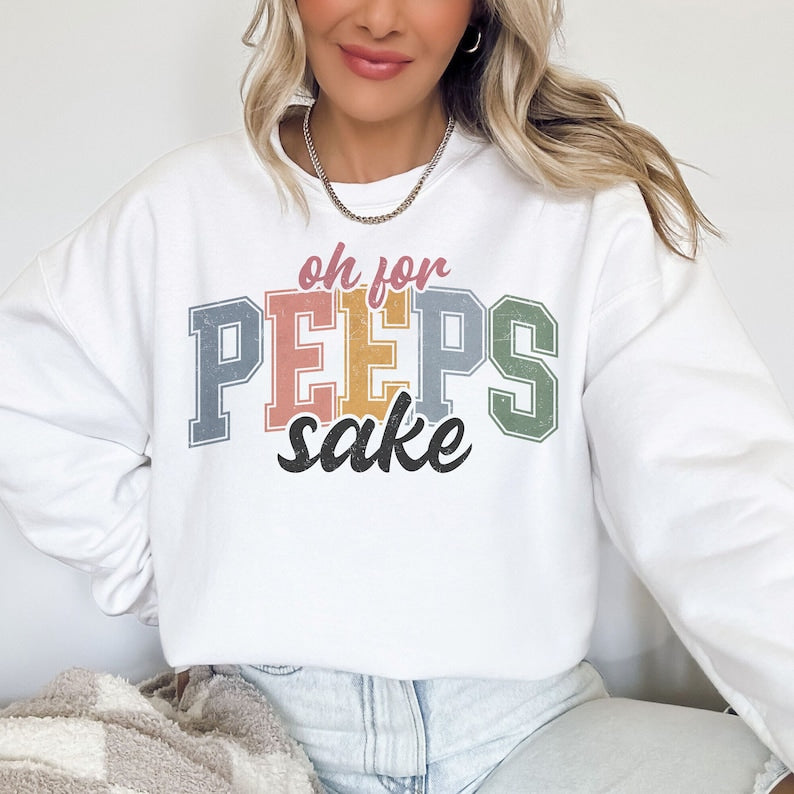 Easter Peeps Sake T-Shirt or Sweatshirt - Perfect for Spring Celebrations .