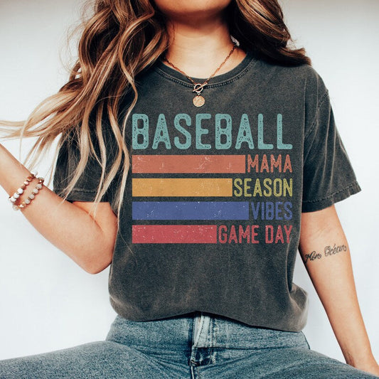 T-Shirt Sweatshirt  Baseball Mama Vintage .