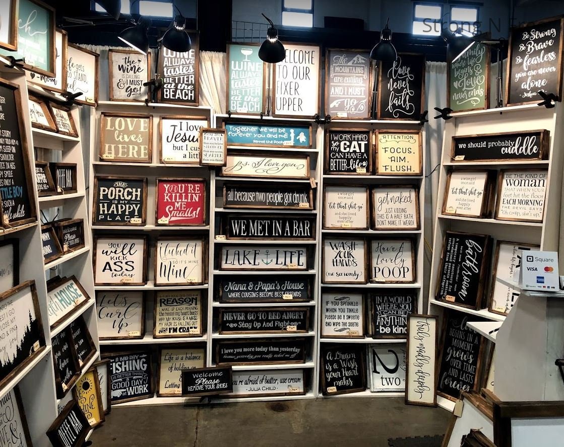 kitchen sign | happiness is homemade sign | wood sign | kitchen wall decor | farmhouse sign | farmhouse kitchen decor