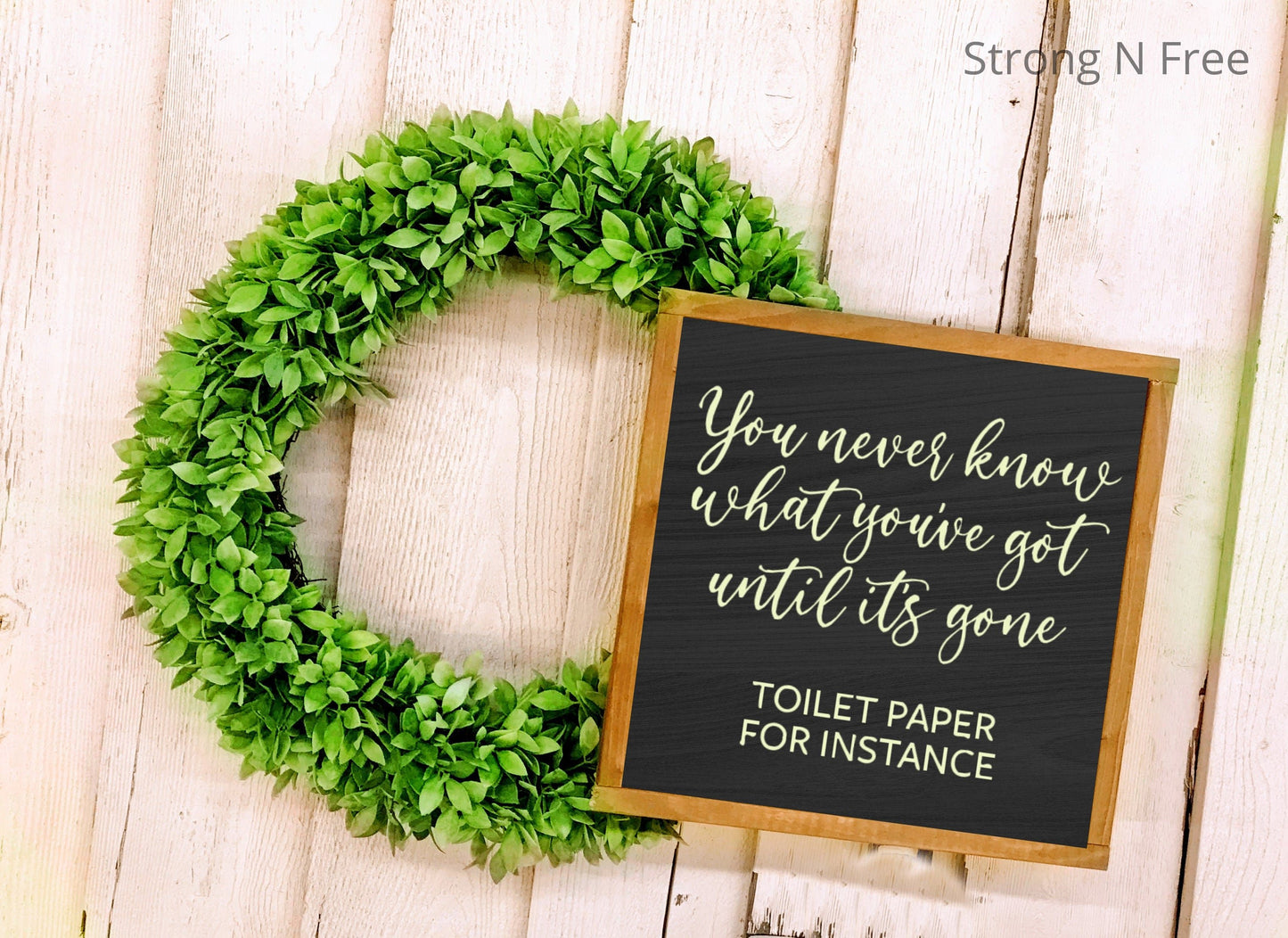 Bathroom Sign, Funny, Toilet Paper Sign, Farmhouse Decor Bathroom Sign, Farmhouse Style Sign, Funny Bathroom Sign