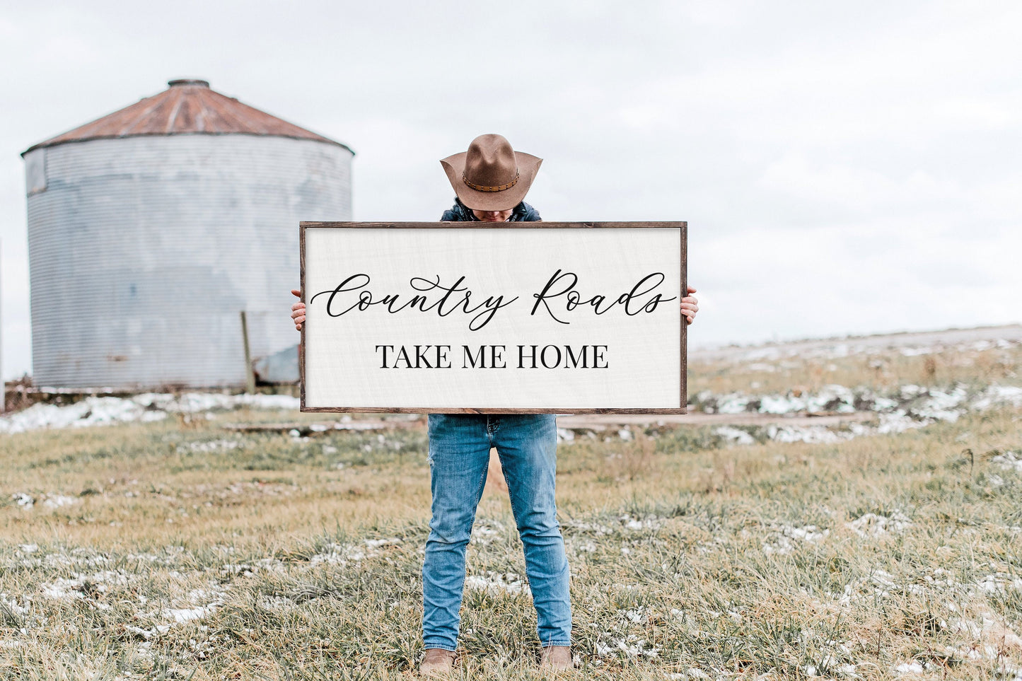 Country Roads Take Me Home | Rustic sign | Country Sign | Western Sign | Cowboy Cowgirl | Man Cave | Living Room Decor | Farmhouse Sign