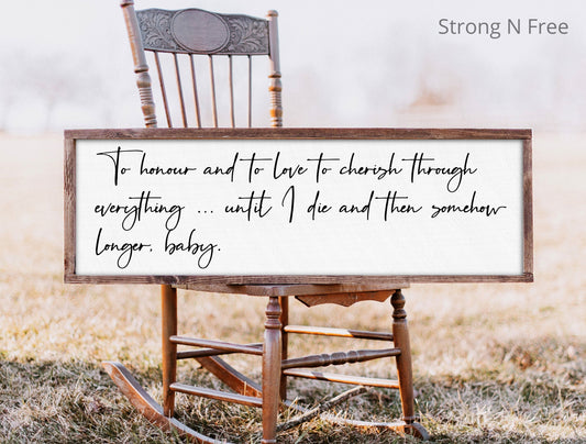 Yellowstone sign, Rips Vows, Wedding sign, Rip Wheeler, Beth Dutton, Yellowstone Decor