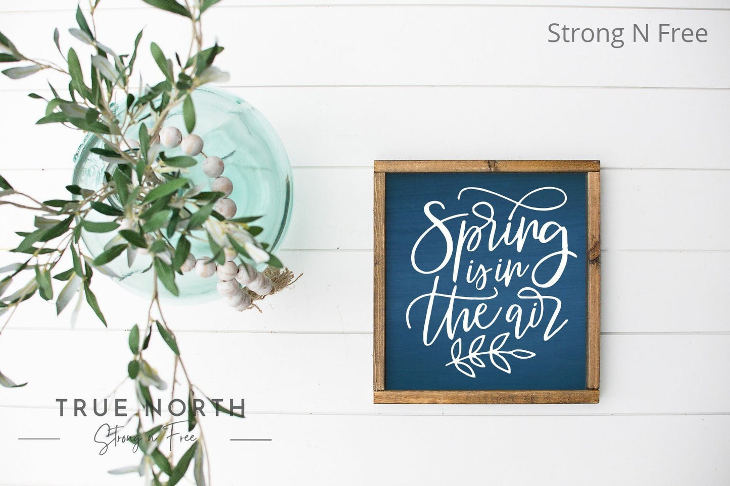 Spring Is In The Air Wood Sign, Farmhouse Sign, Rustic Home Decor, Signs for Home